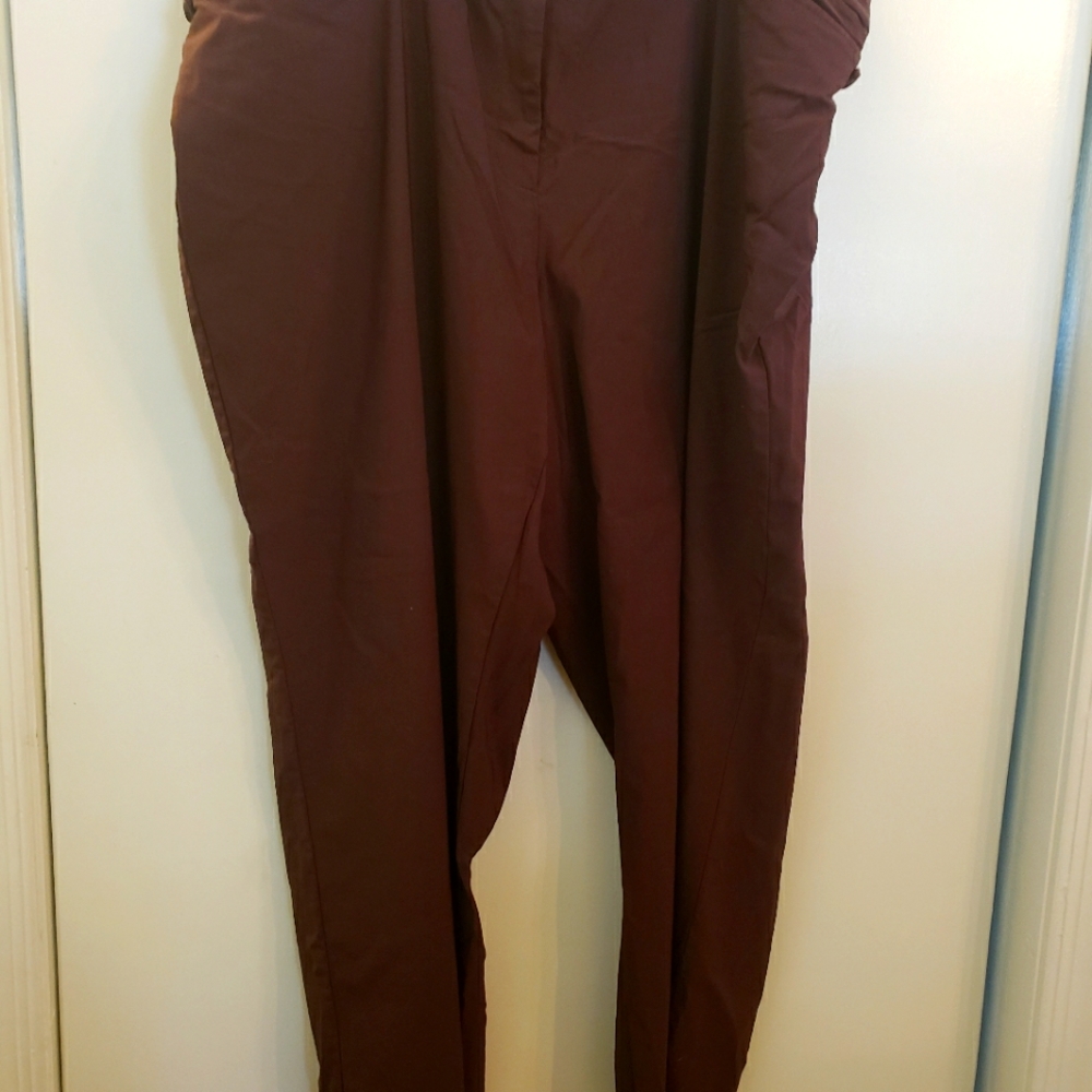 Lane bryant 26 petite brown pants